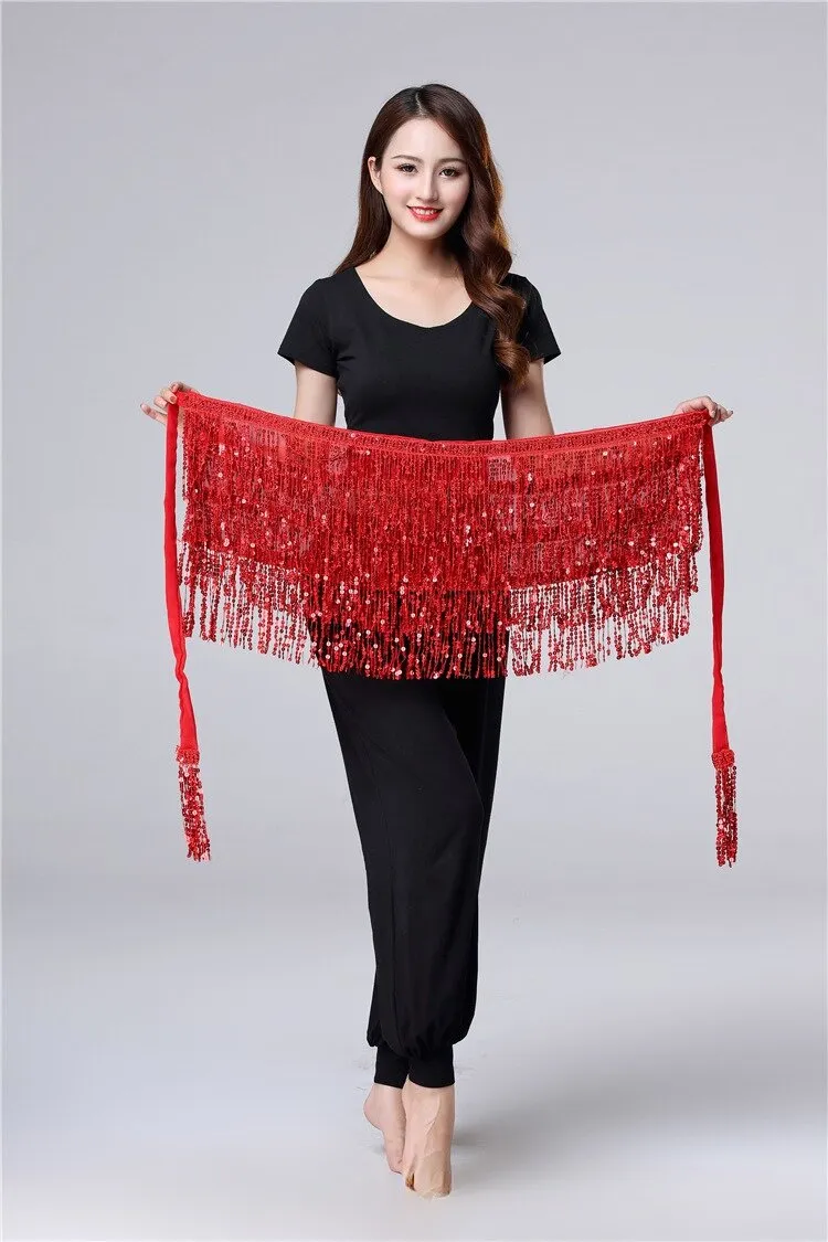 14 Inch Wrap Round Sequin Skirt