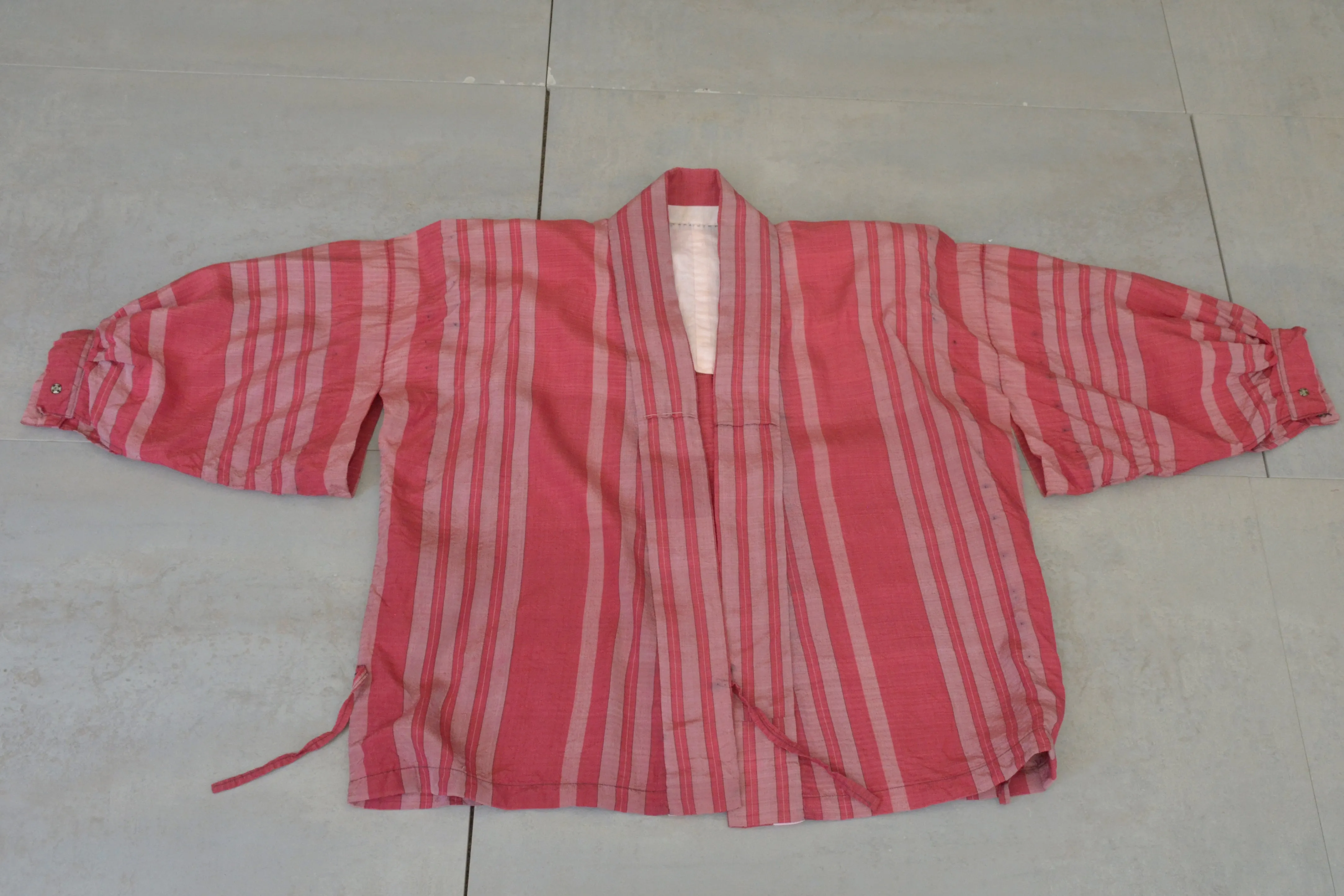 1930s 40s Wrap Front Balloon Sleeve Kimono Jacket