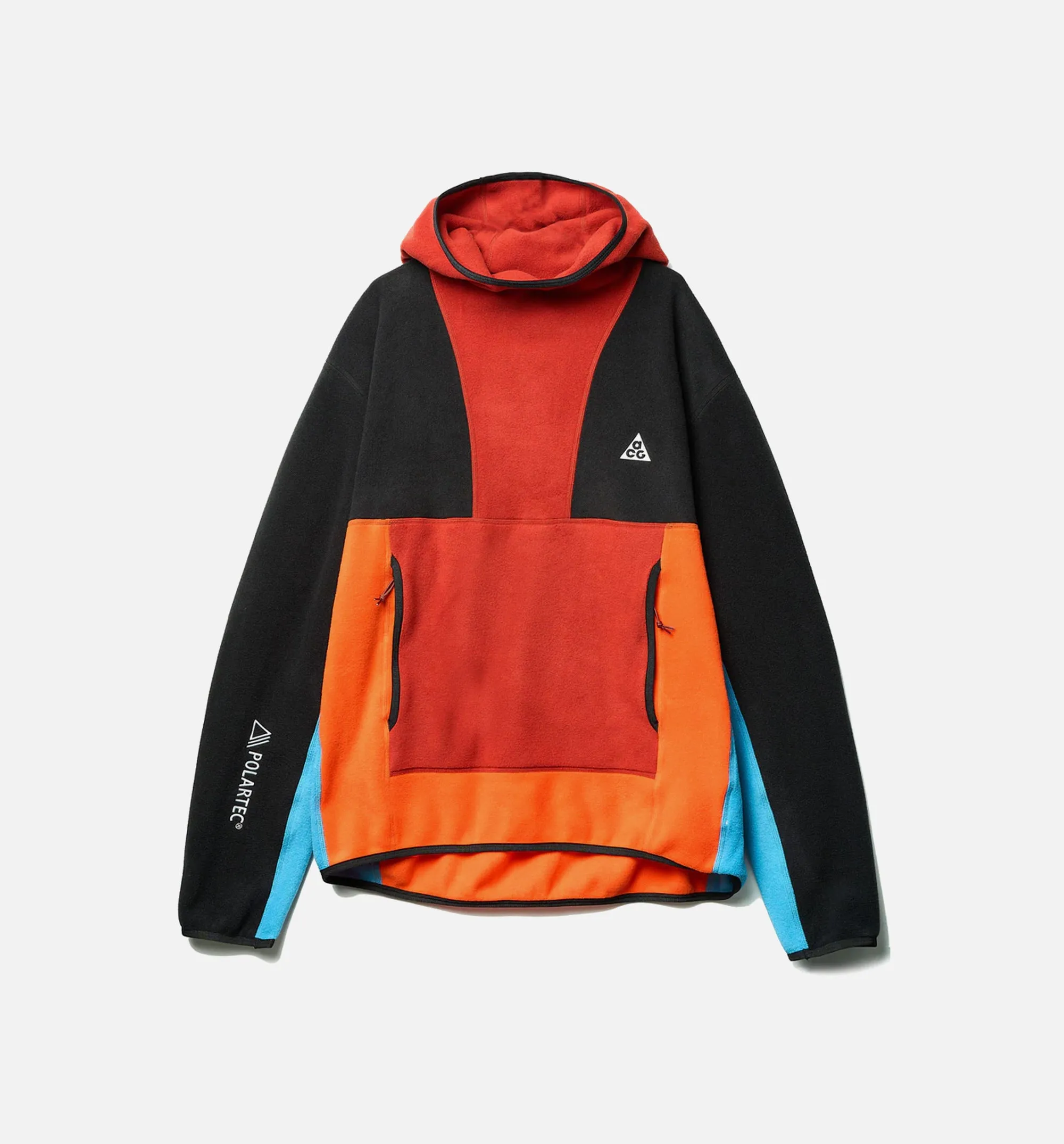 ACG Polartec Wolf Tree Cinnabar Pullover Mens Hoodie - Orange/Black