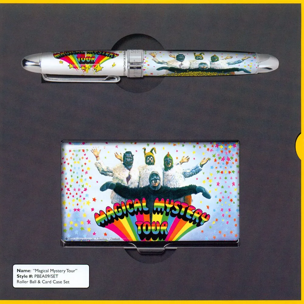 ACME Beatles Magical Mystery Tour Limited Edition Rollerball Pen and Card Case Set