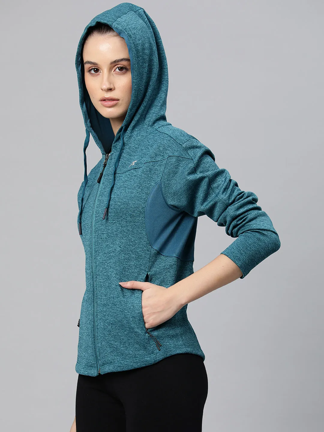 Alcis Women Solid Training or Gym Sporty Jacket