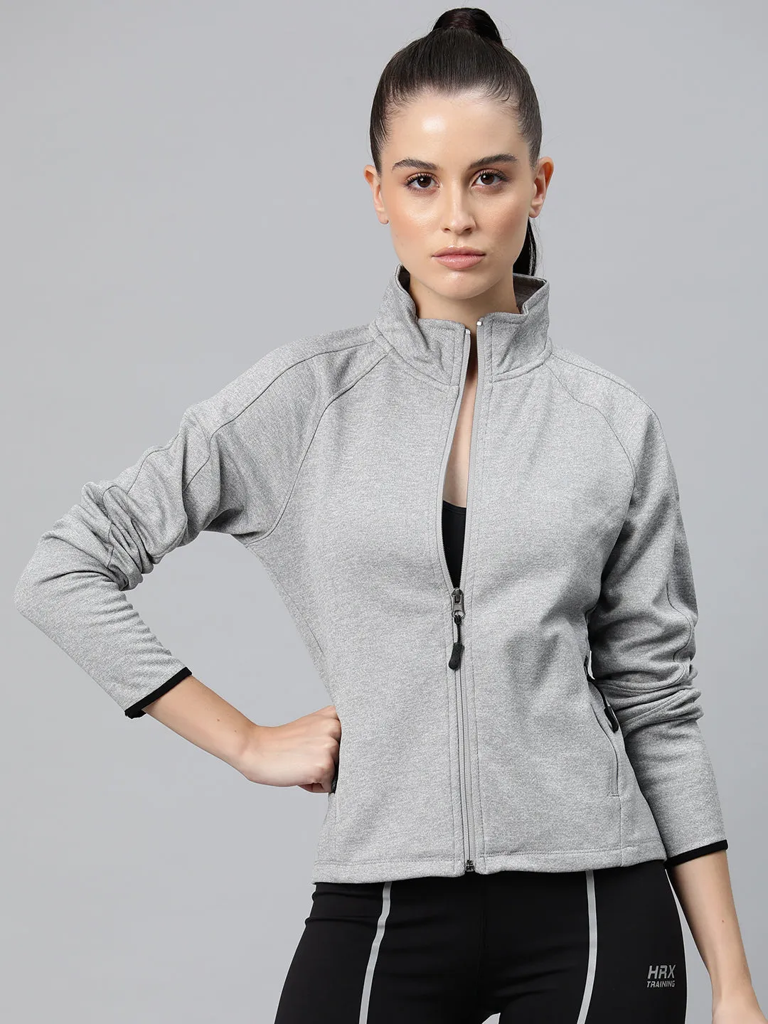 Alcis Women Typography Training or Gym Sporty Jacket