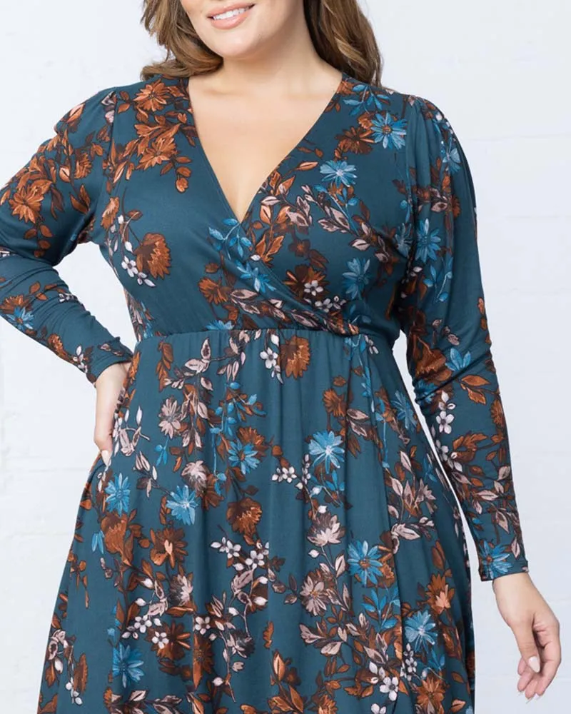 Aster Faux Wrap Dress