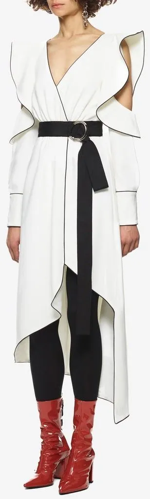 Asymmetric Wrap Dress