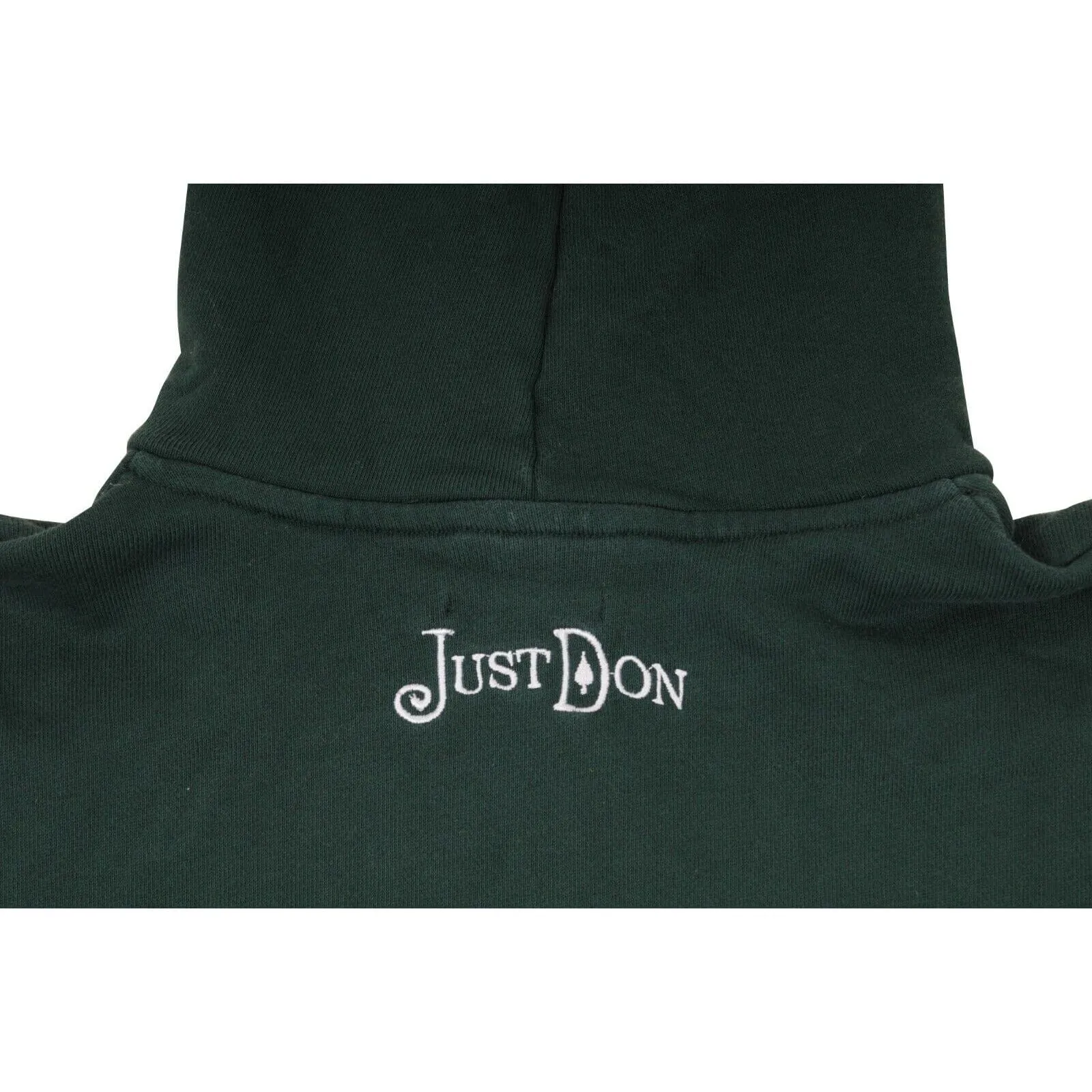 Authorized Dealer Hoodie Green White 100% Cotton Pullover