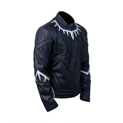 Avengers Black Panther Leather Jacket