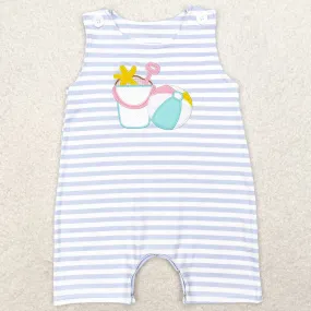 Baby Boys Rompers Stripes Beach Wear Sleeveless Summer Rompers SR1517