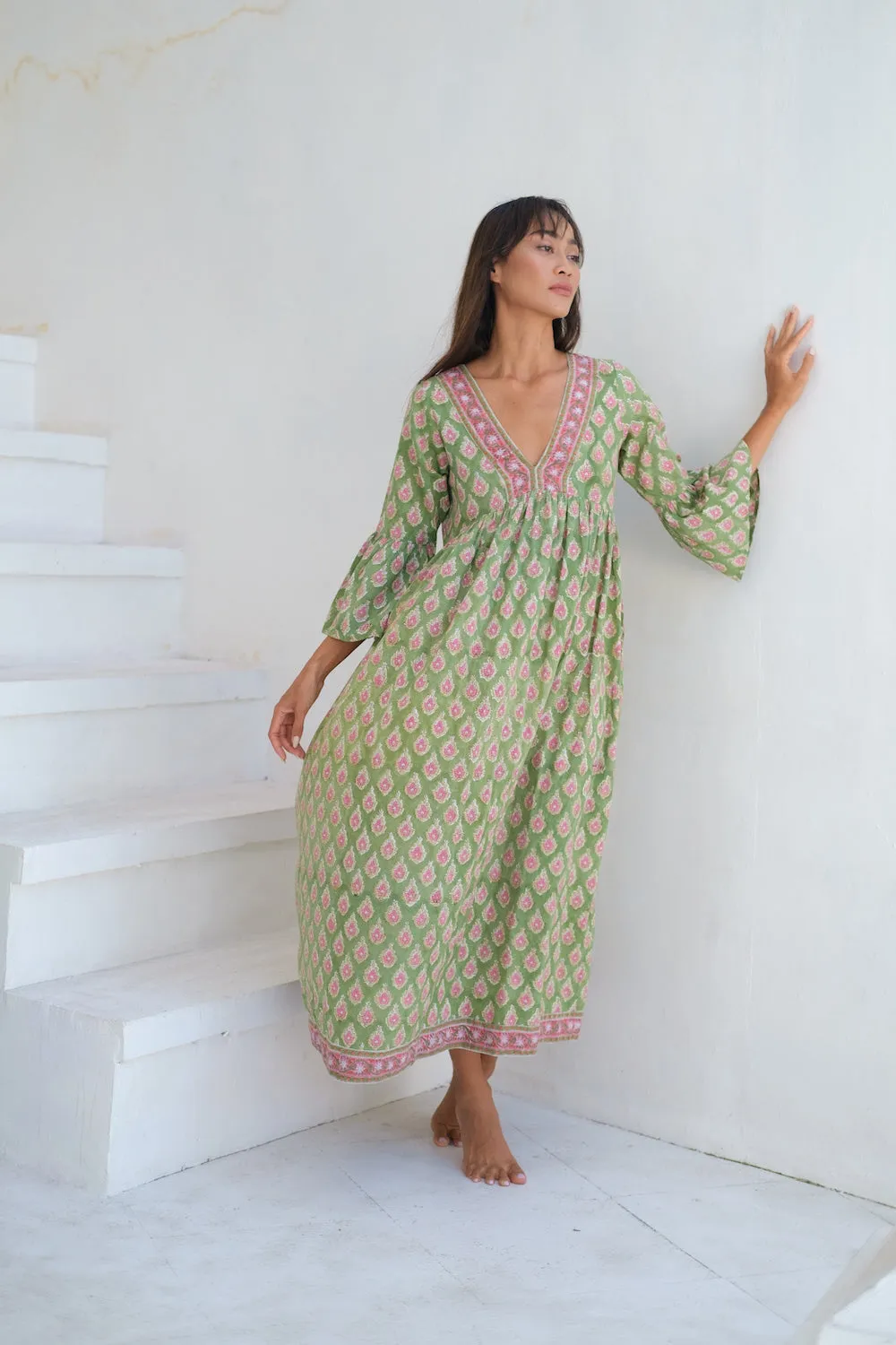 Bhavani Dress: Jade