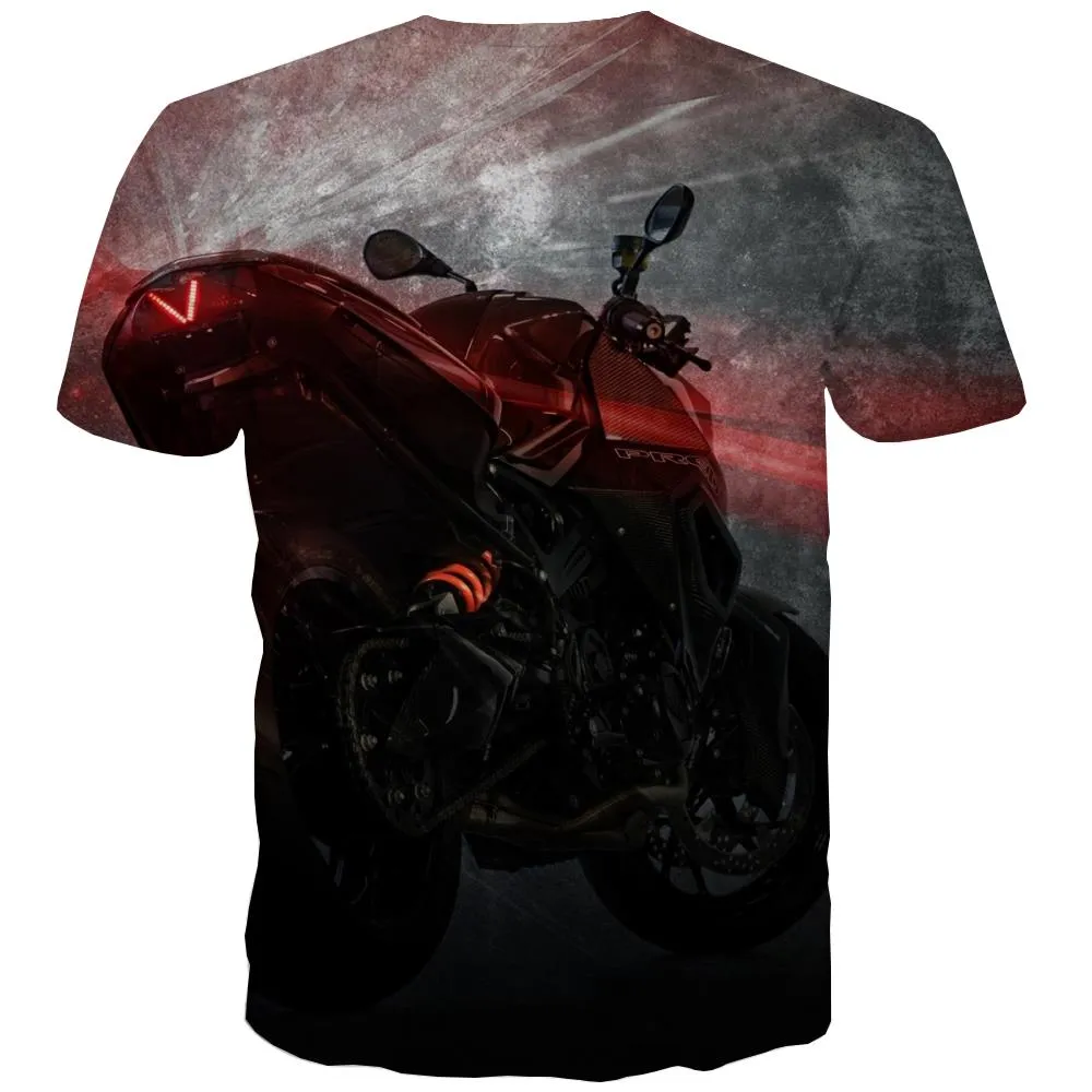 Bicycle T shirts Men Metal T-shirts Graphic City T-shirts 3d Psychedelic Tshirt Printed