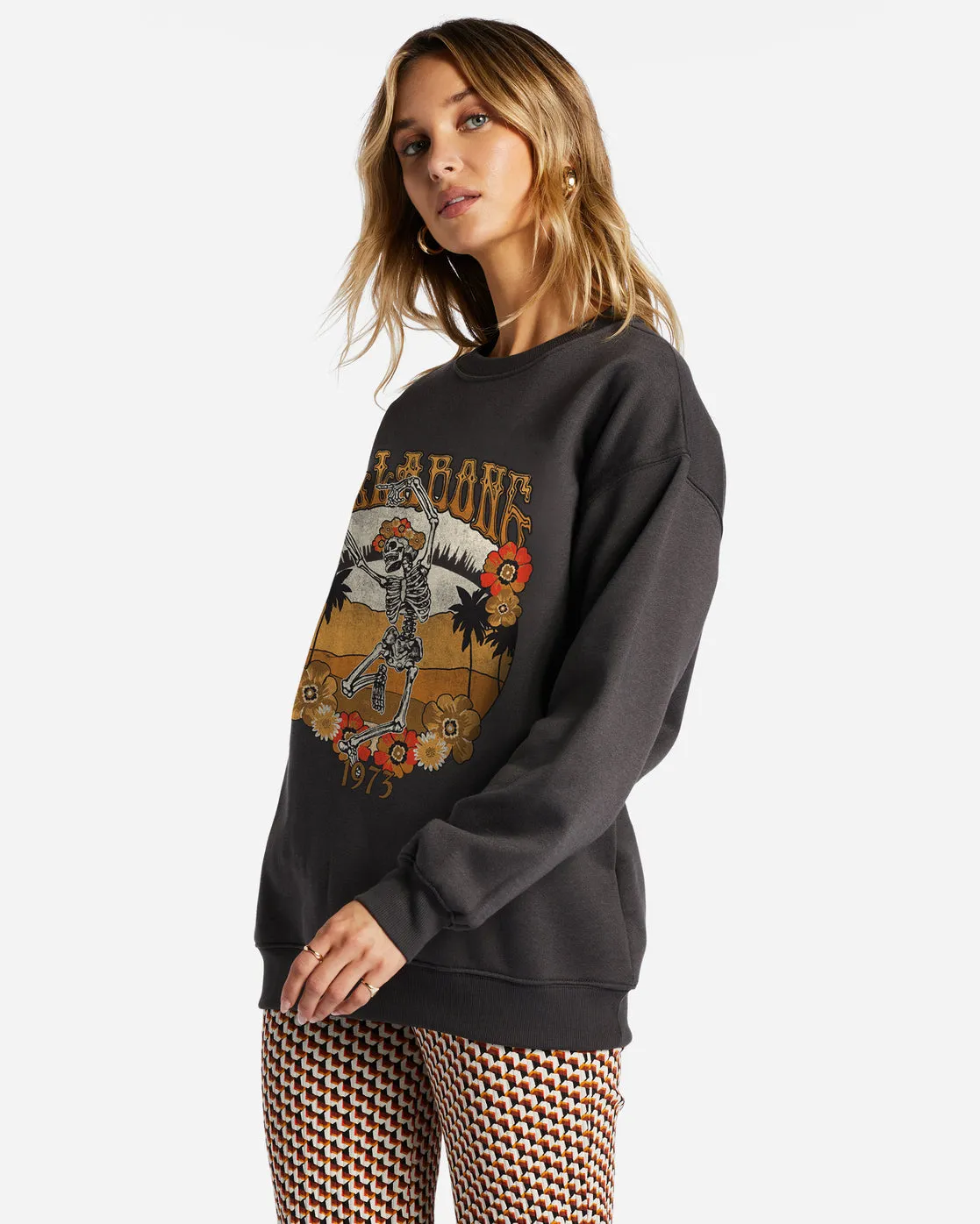 Billabong Energy And Wisdom Sweatshirt-Off Black