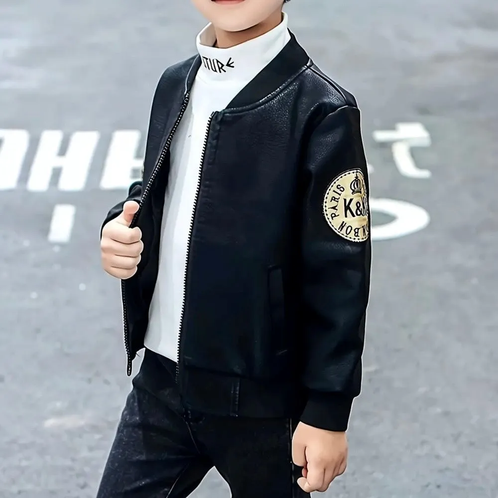 Boys Stylish Black Jacket