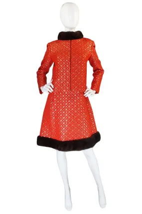 c1968 Oscar de la Renta Museum Dress & Jacket