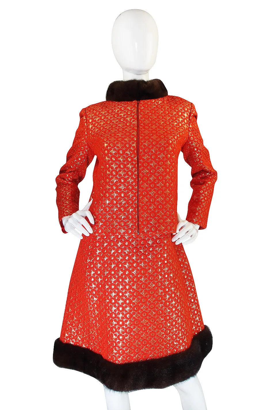 c1968 Oscar de la Renta Museum Dress & Jacket