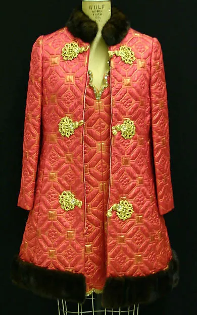 c1968 Oscar de la Renta Museum Dress & Jacket