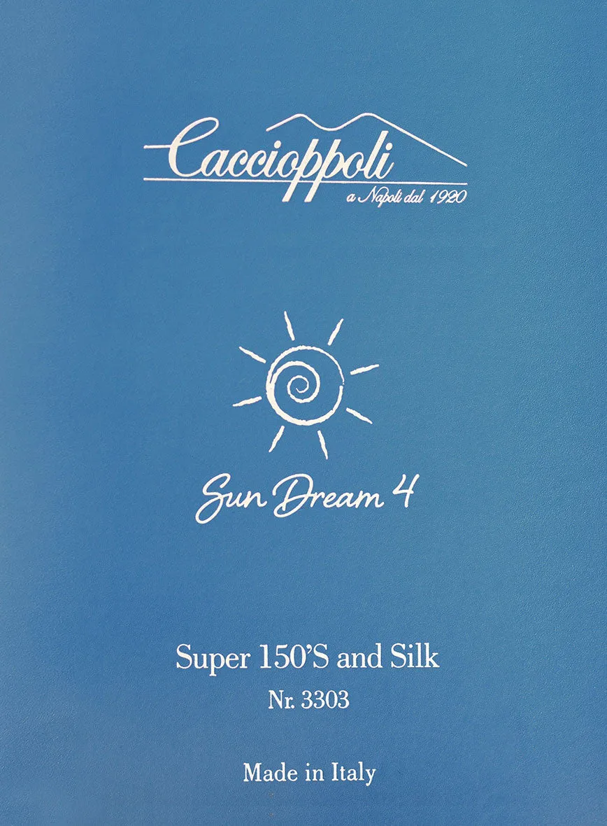 Caccioppoli Sun Dream Fano Sky Blue Wool Jacket