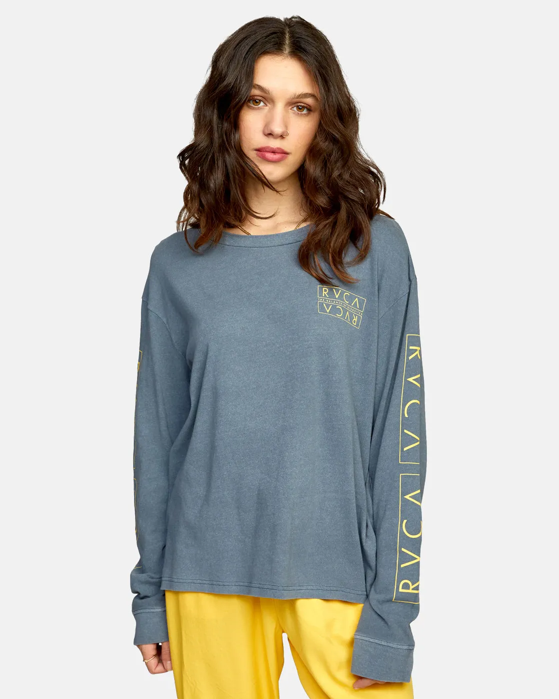 Century Long Sleeve Tee - Stormy Blue