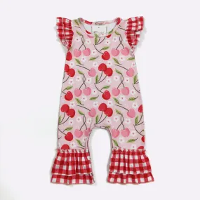 Cherry Blossom Girl's Infant Romper