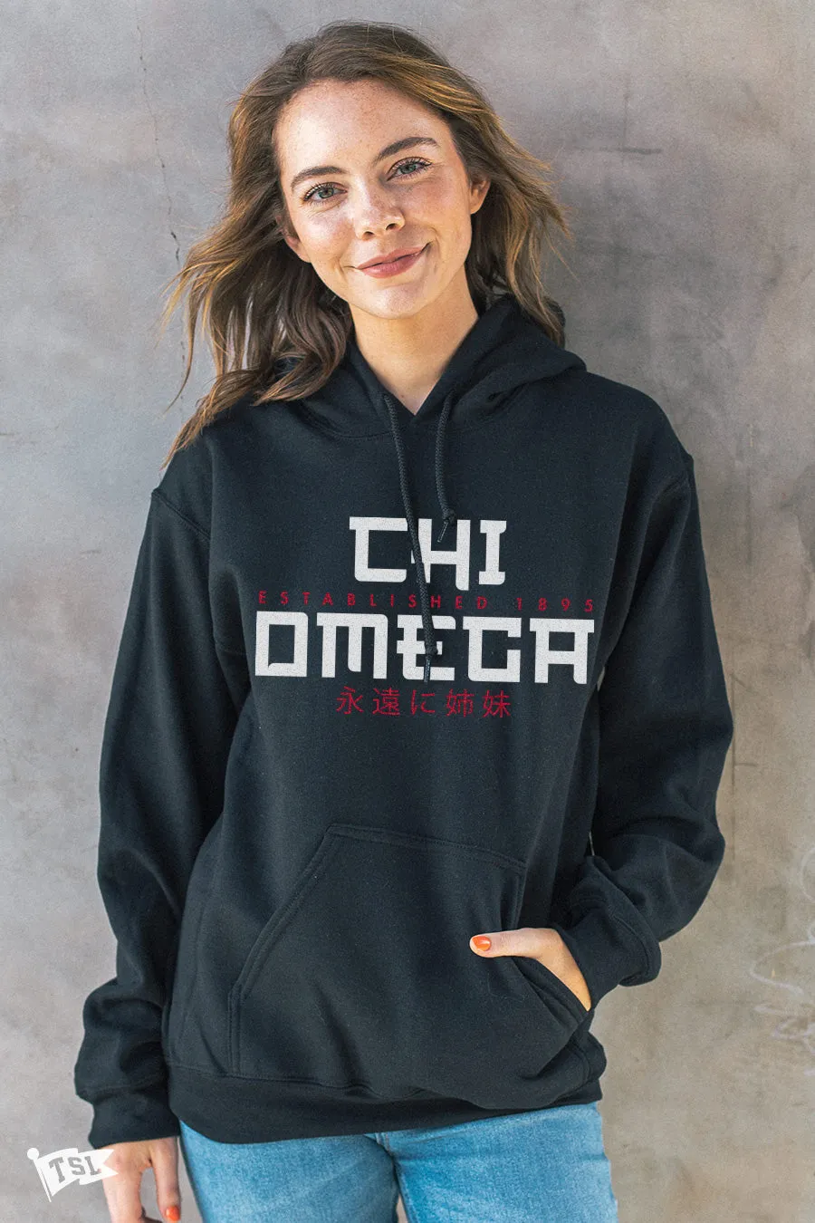 Chi Omega Tokyo Hoodie