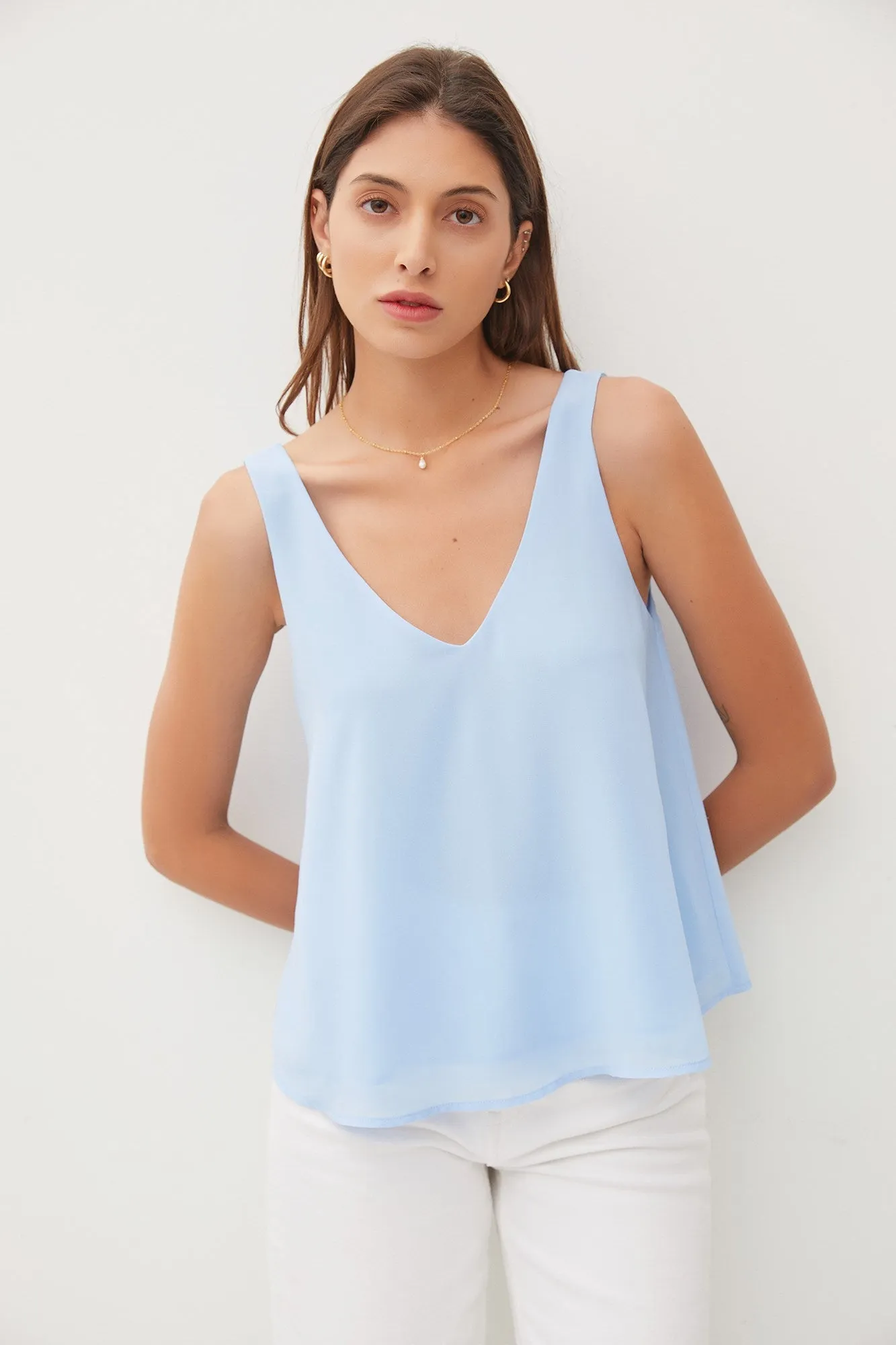 Chiffon Sleeveless Top