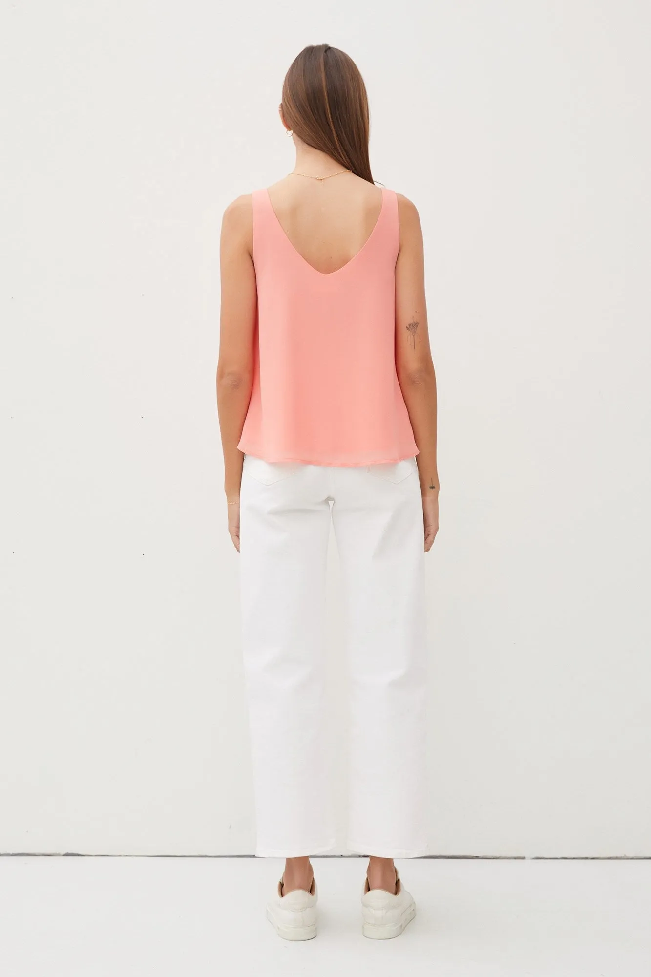 Chiffon Sleeveless Top