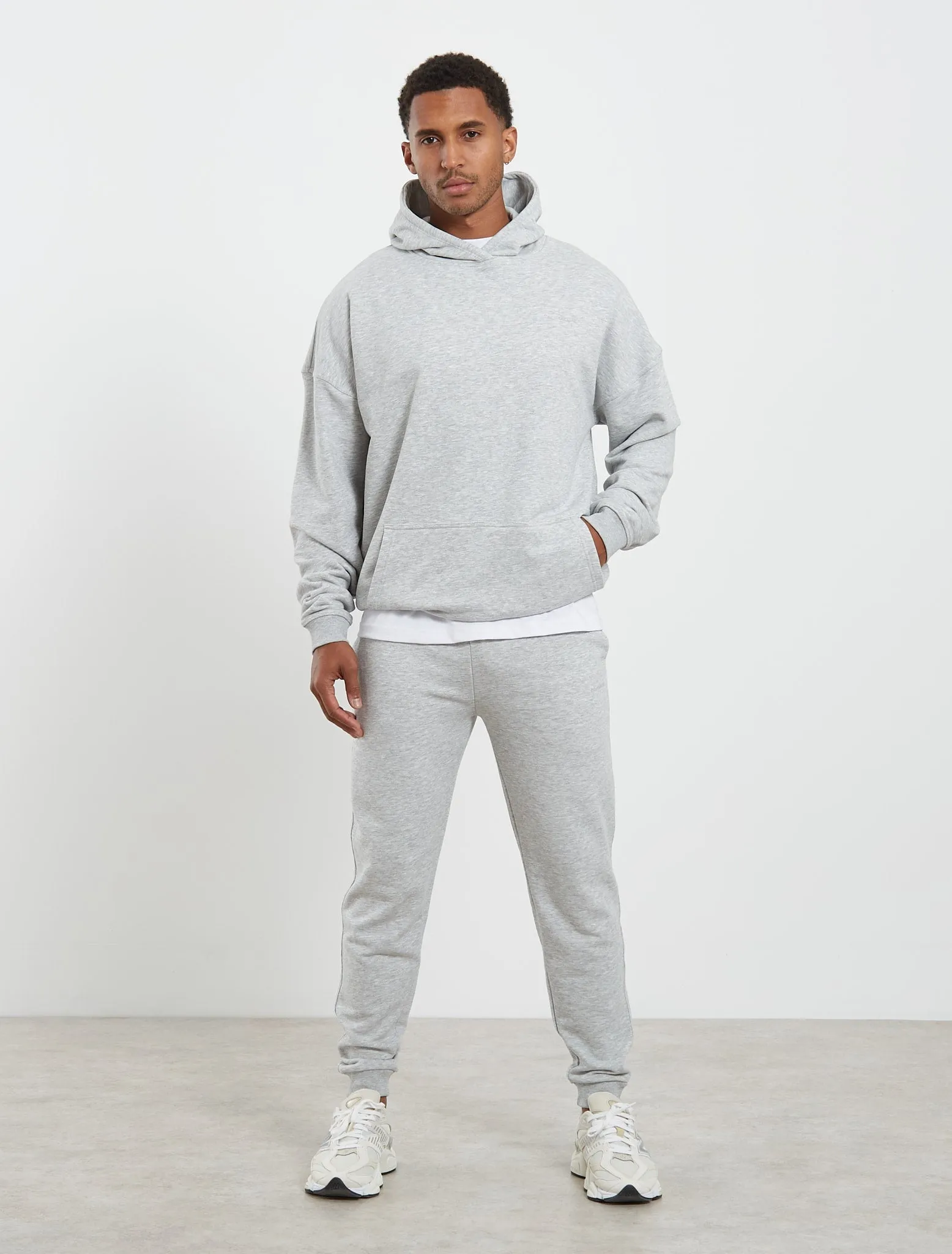 Core Loopback Hoodie - Grey Marl