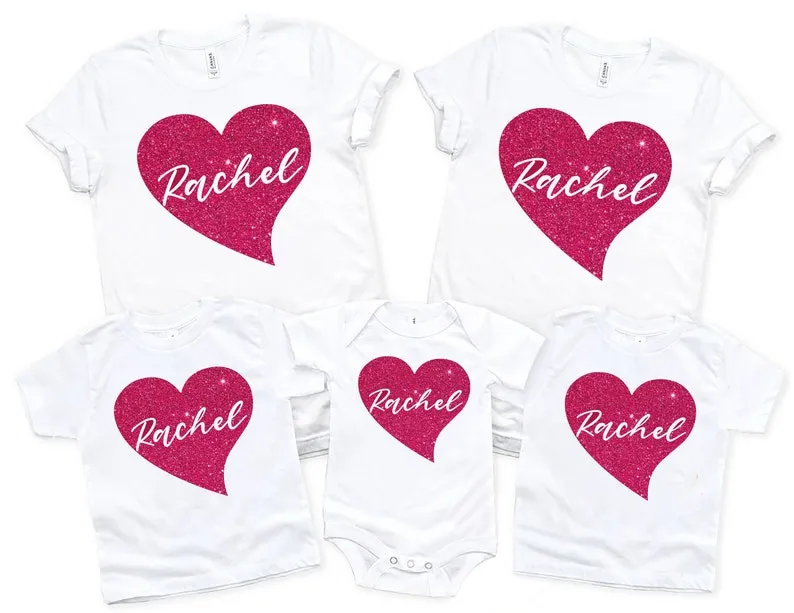 Custom Love Valentines Day T-Shirt