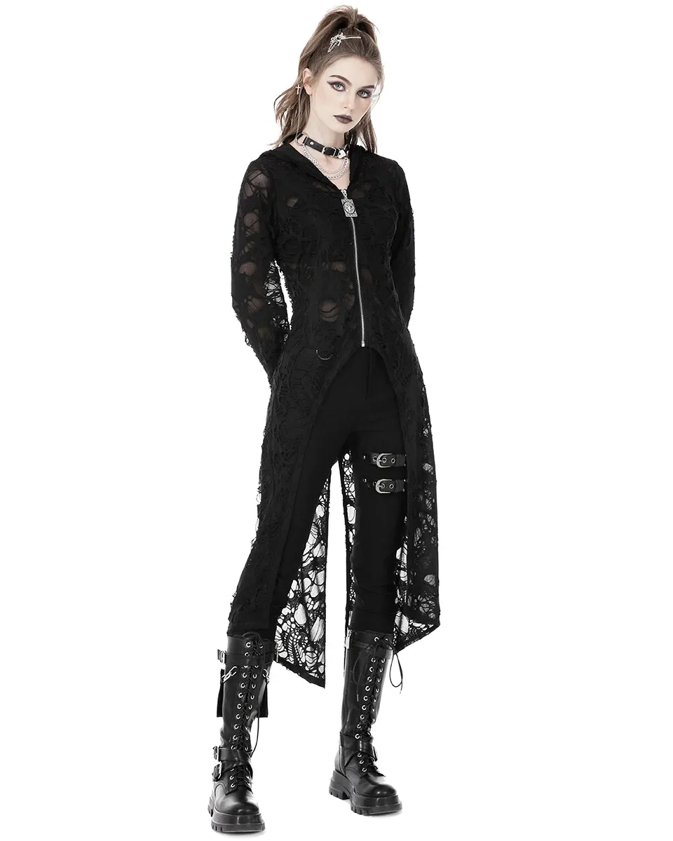 Dark In Love Decadent Punk Broken Knit Apocalypse Jacket