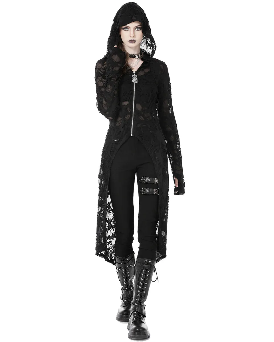 Dark In Love Decadent Punk Broken Knit Apocalypse Jacket