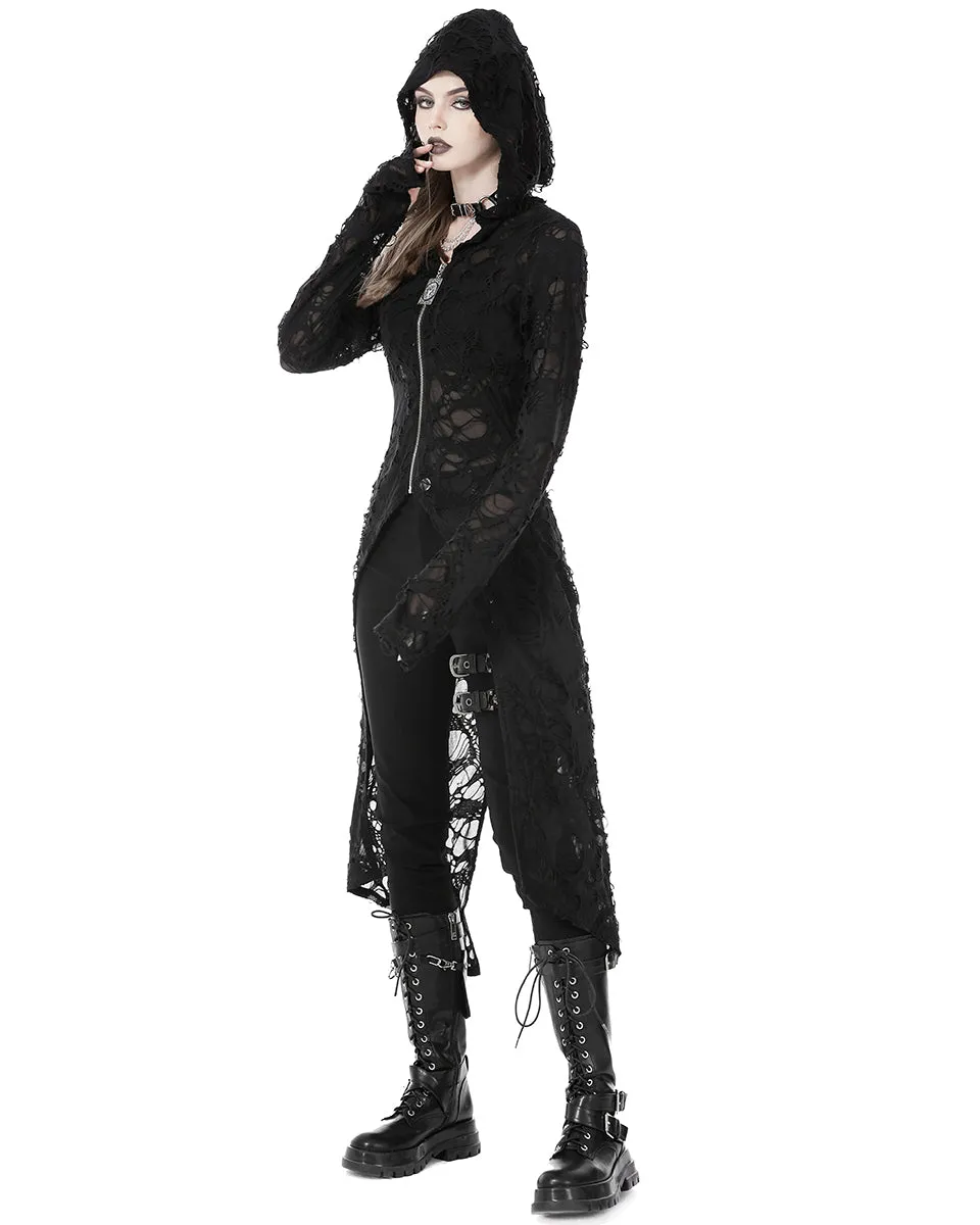 Dark In Love Decadent Punk Broken Knit Apocalypse Jacket