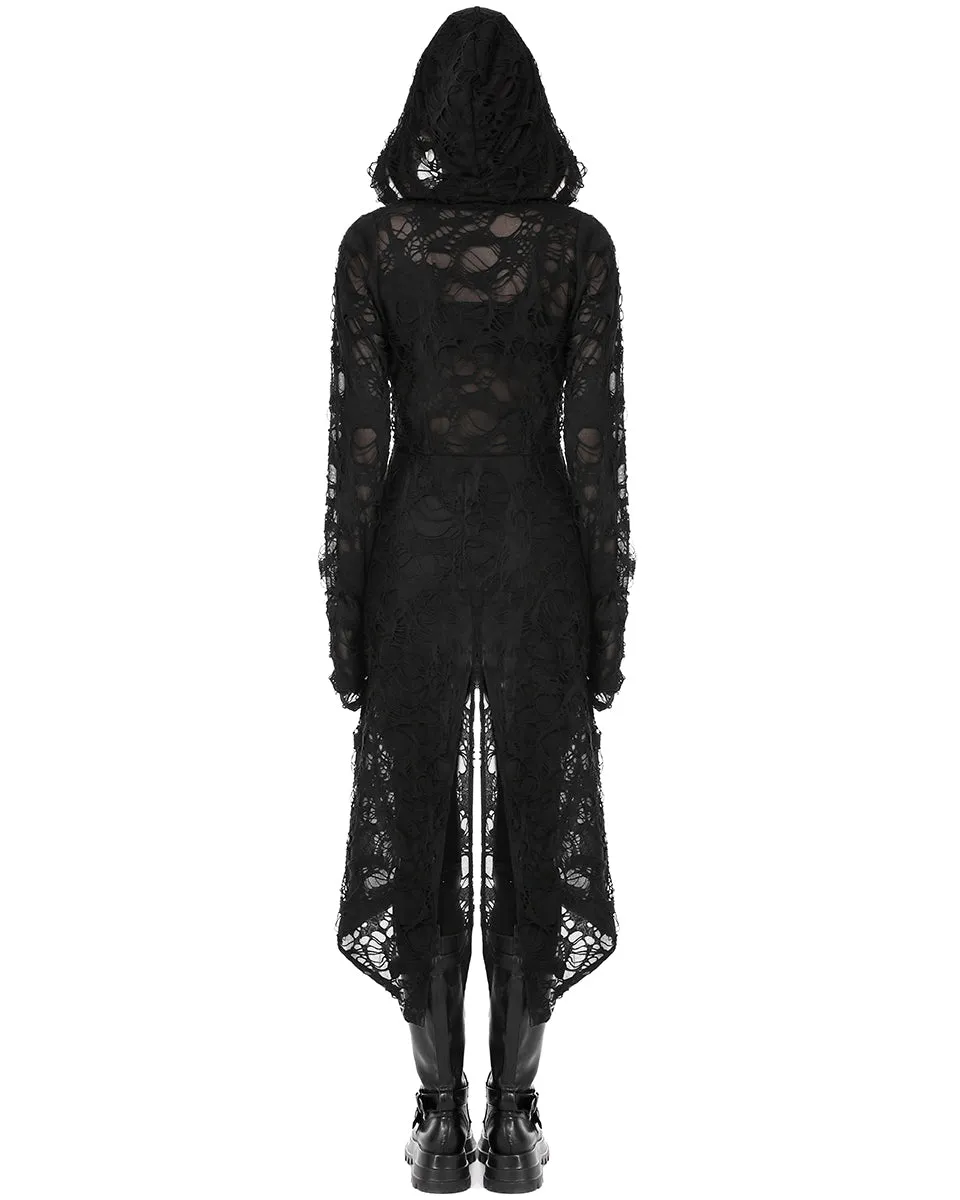 Dark In Love Decadent Punk Broken Knit Apocalypse Jacket