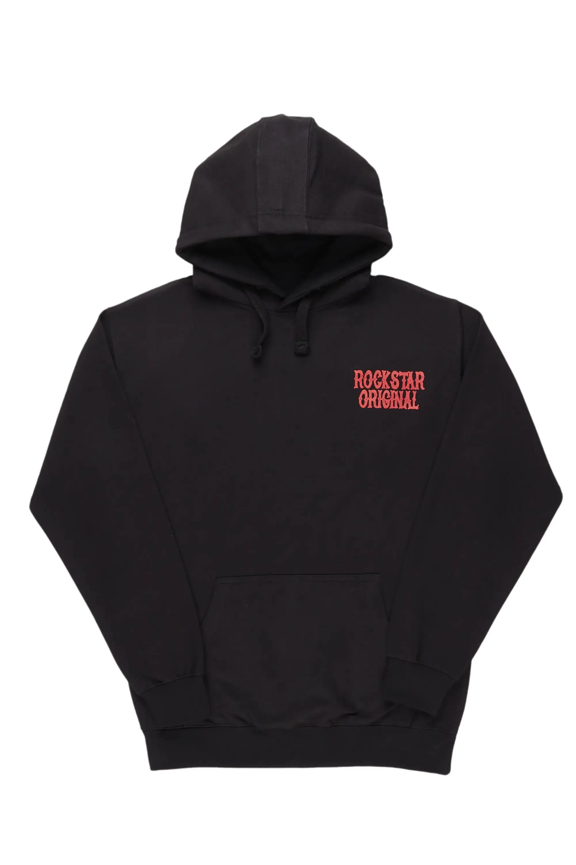 Deeler Black/Red Graphic Hoodie