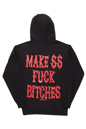 Deeler Black/Red Graphic Hoodie