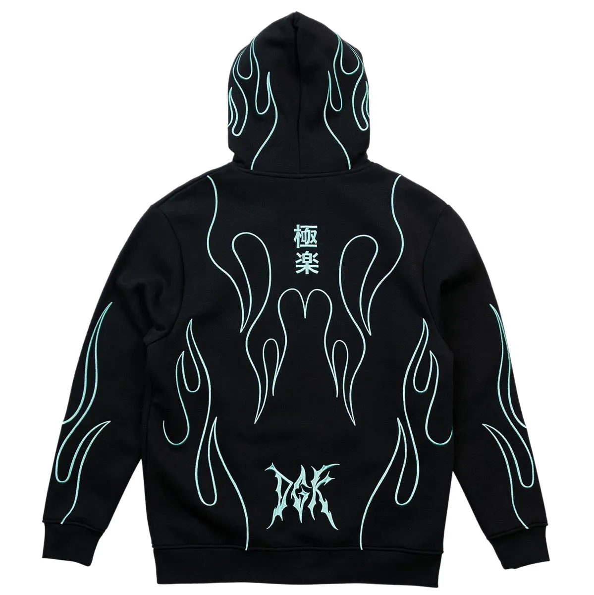 DGK Fuego Fleece Hoodie - Black