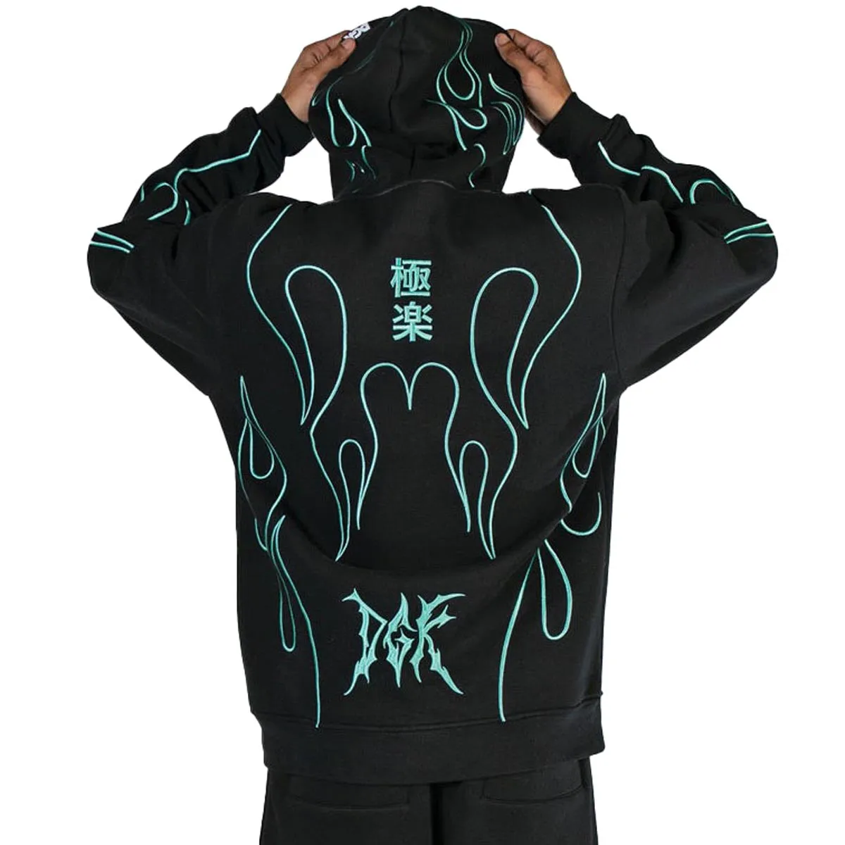 DGK Fuego Fleece Hoodie - Black