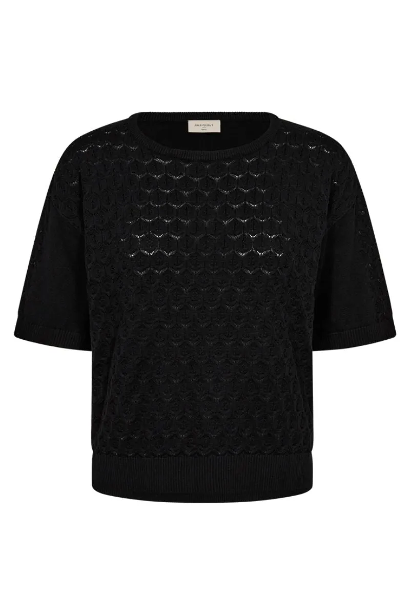 Dodo Pullover 204591 | Black | Strik fra Freequent