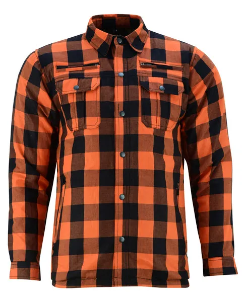 DS4675 Armored Flannel Shirt - Orange