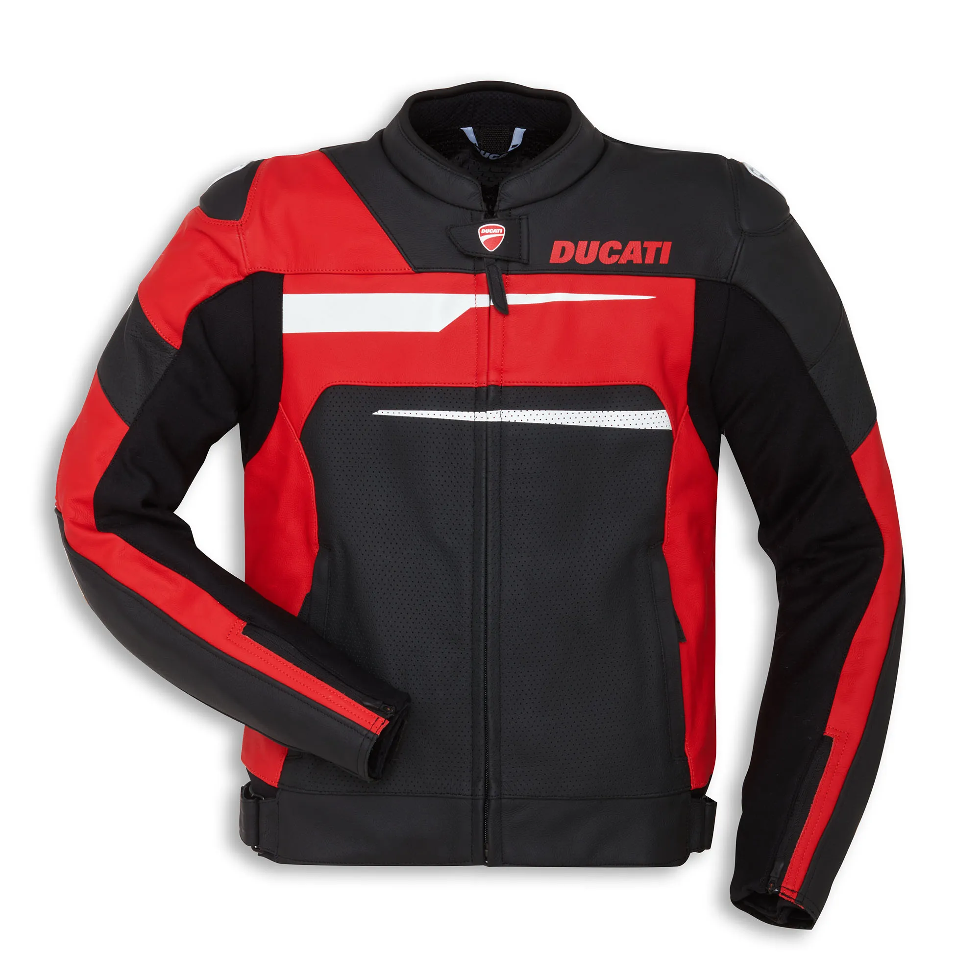 Ducati Speed Evo C1 Perforated Leather Motorcycle Jacket