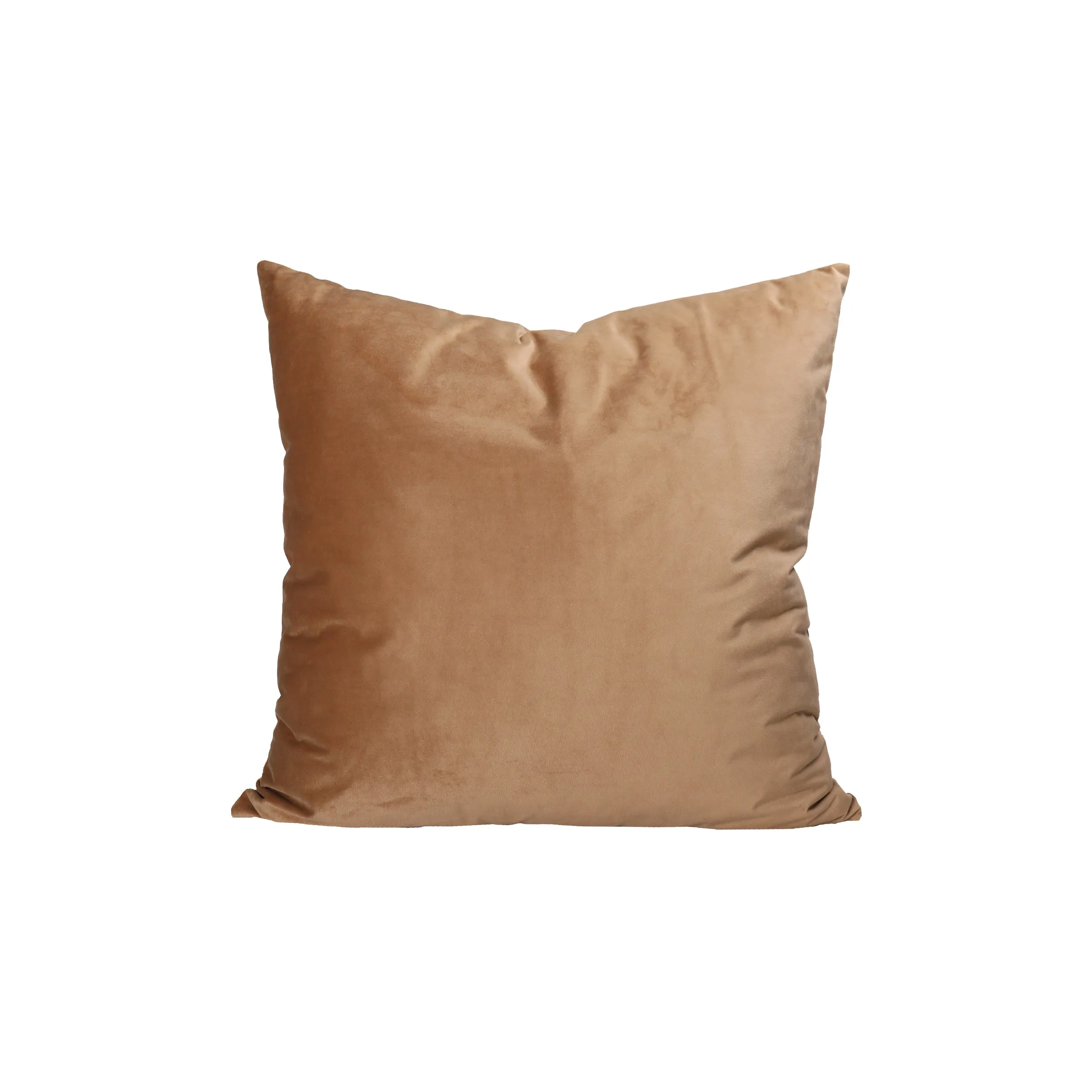 Dull Gold Velvet Squre Cushion