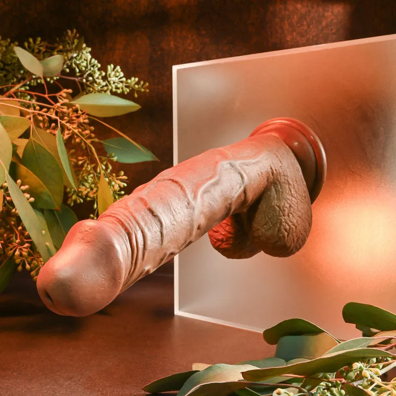 Evolved REALISTIC DILDO 8'' DARK-(en-dd-0143-2)