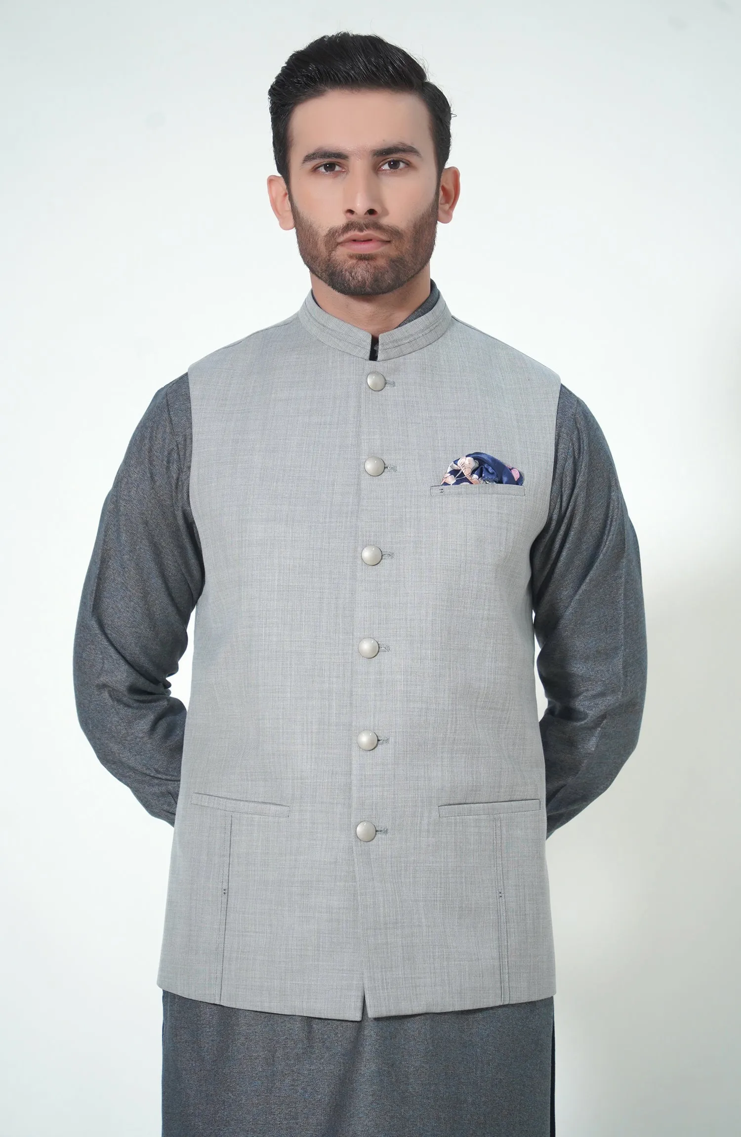 Fancy Waistcoat - Grey