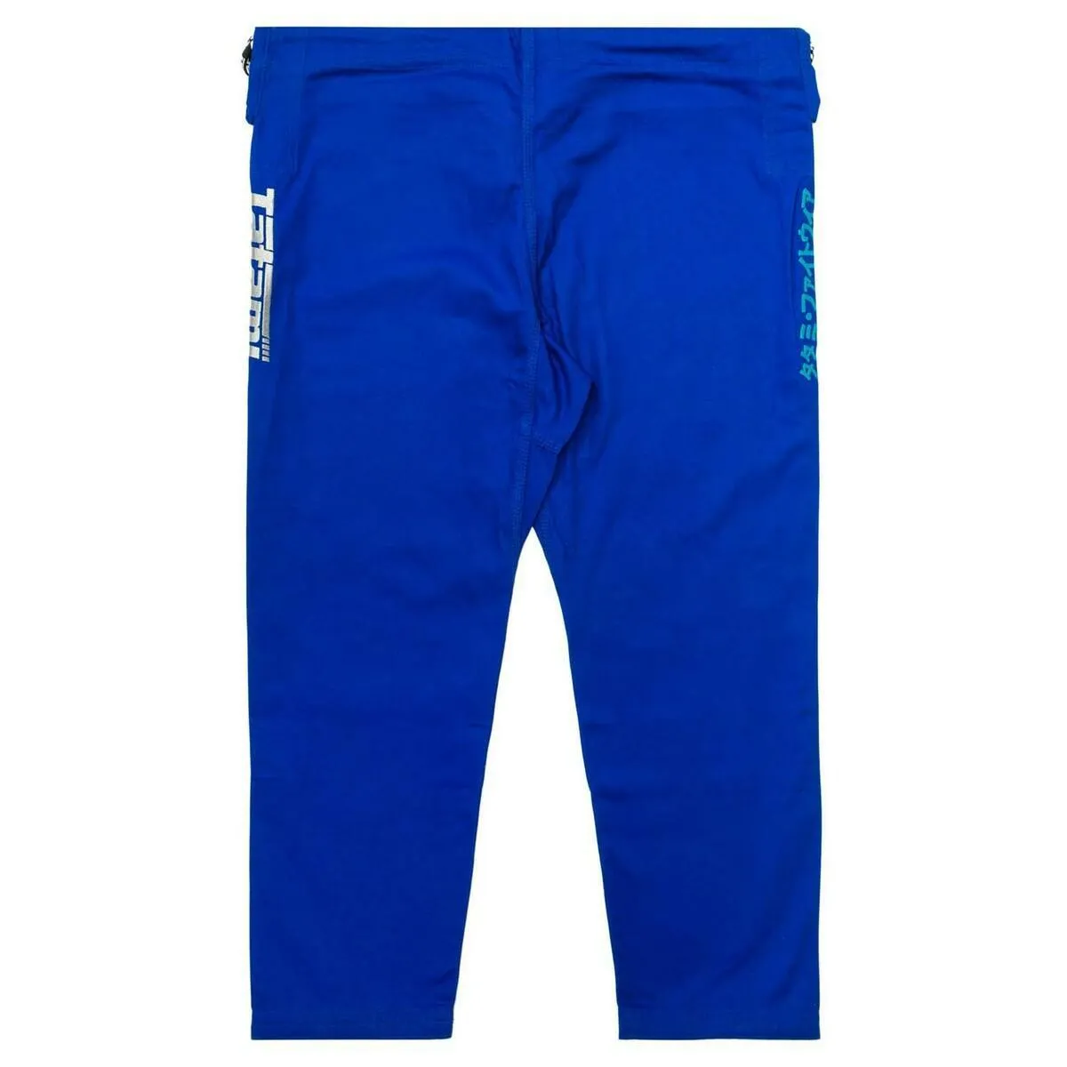 Grey on Blue Tatami Fightwear Estilo Black Label Mens BJJ Gi