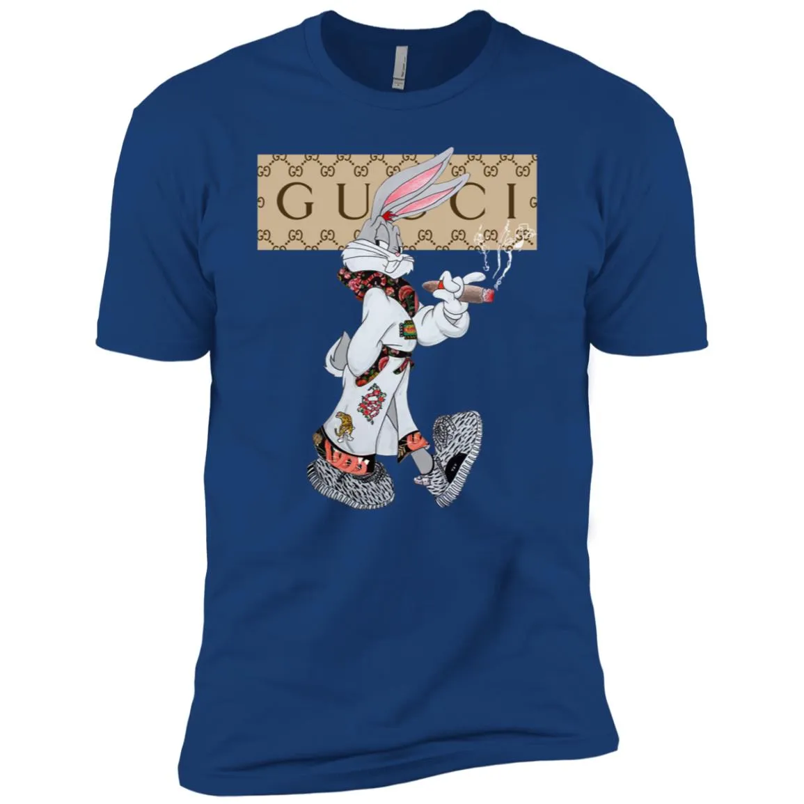 Gucci Rabbit Smoking Tshirt Men Short Sleeve T-Shirt