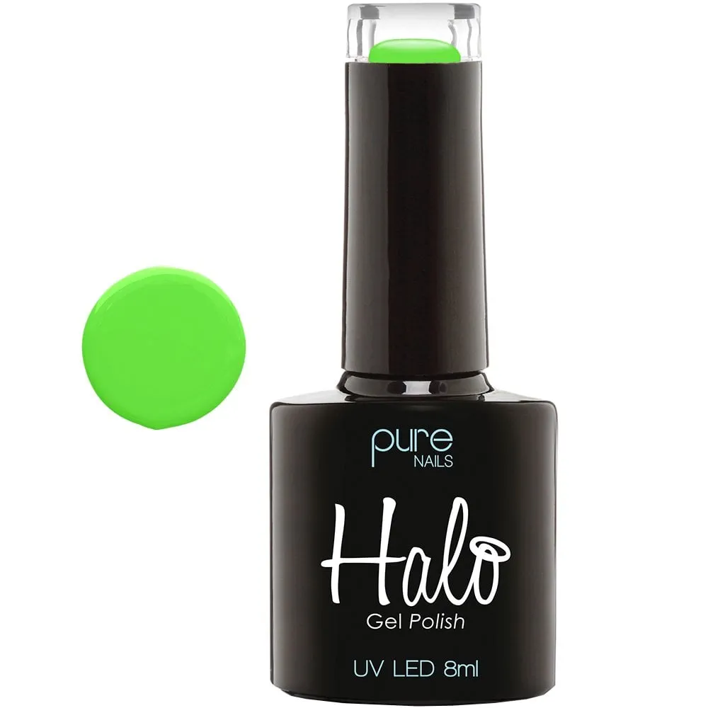 Halo Neon Green Gel Polish 8ml