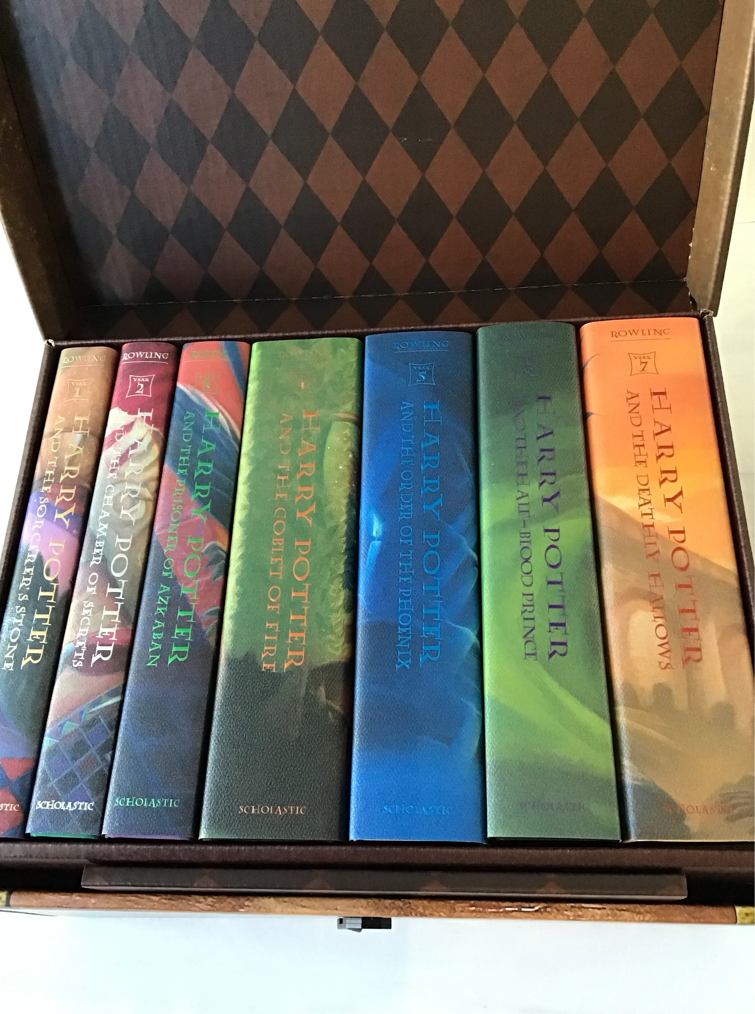 Harry Potter 7 book trunk set