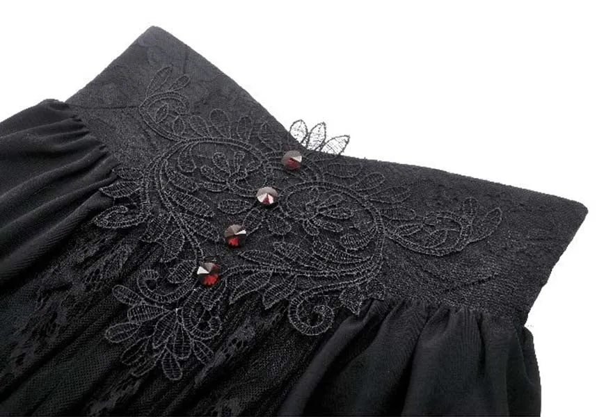 Heart Embroidered | MAXI SKIRT