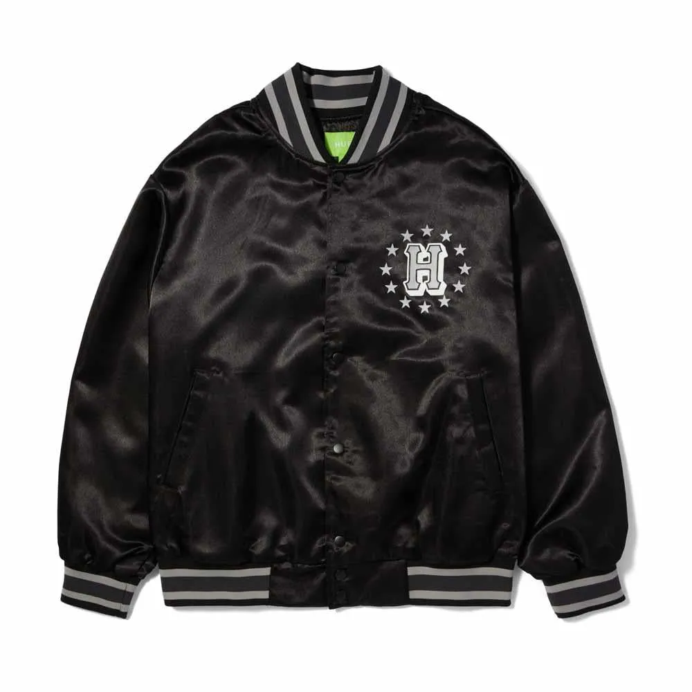 Huf Galactic Stack Baseball Jacket Black