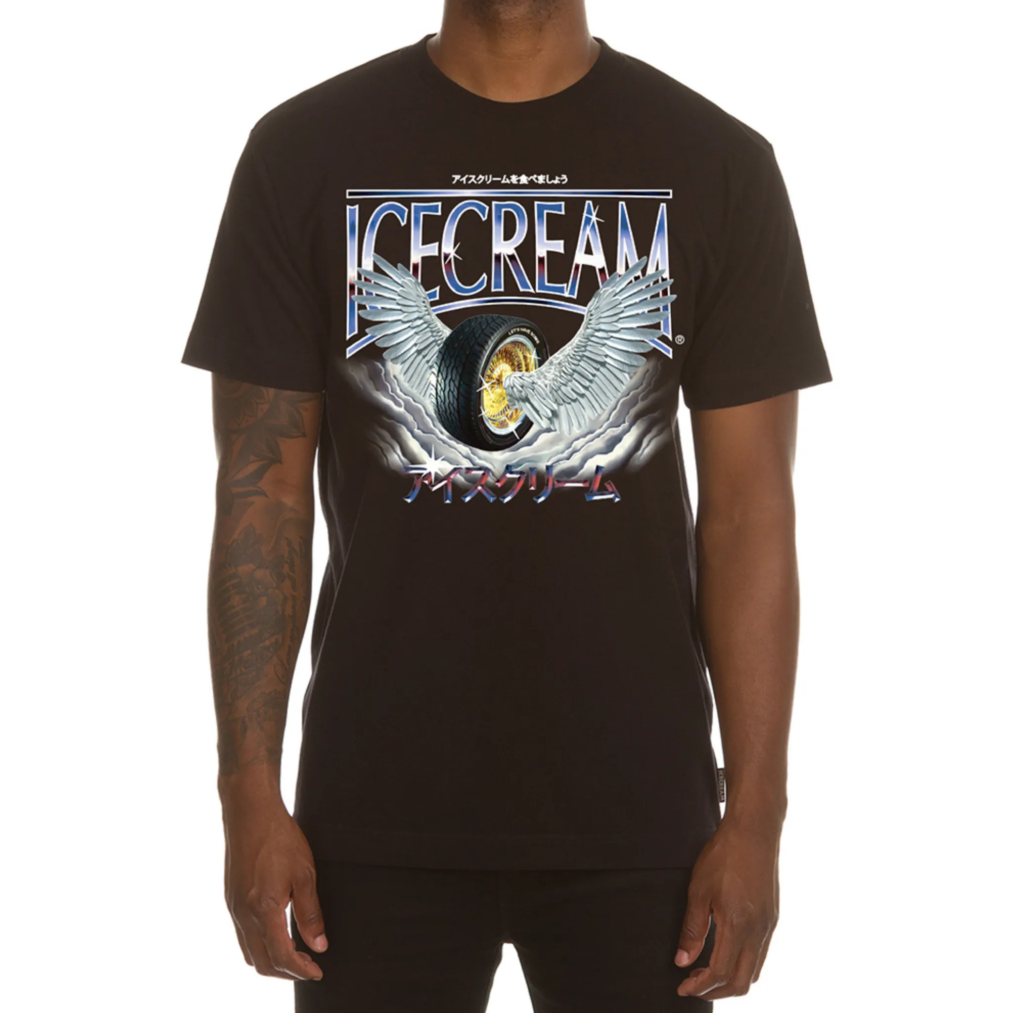 Icecream Heaven SS Tee (Black)