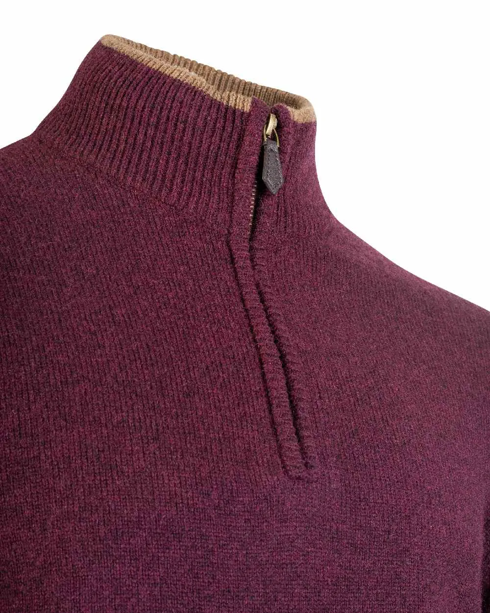 Jack Pyke Ashcombe Lambswool Zip Knit Pullover