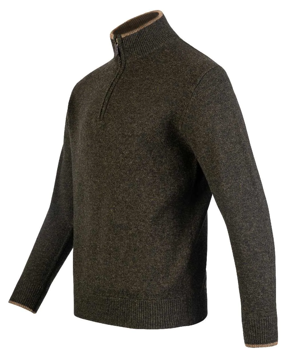 Jack Pyke Ashcombe Lambswool Zip Knit Pullover