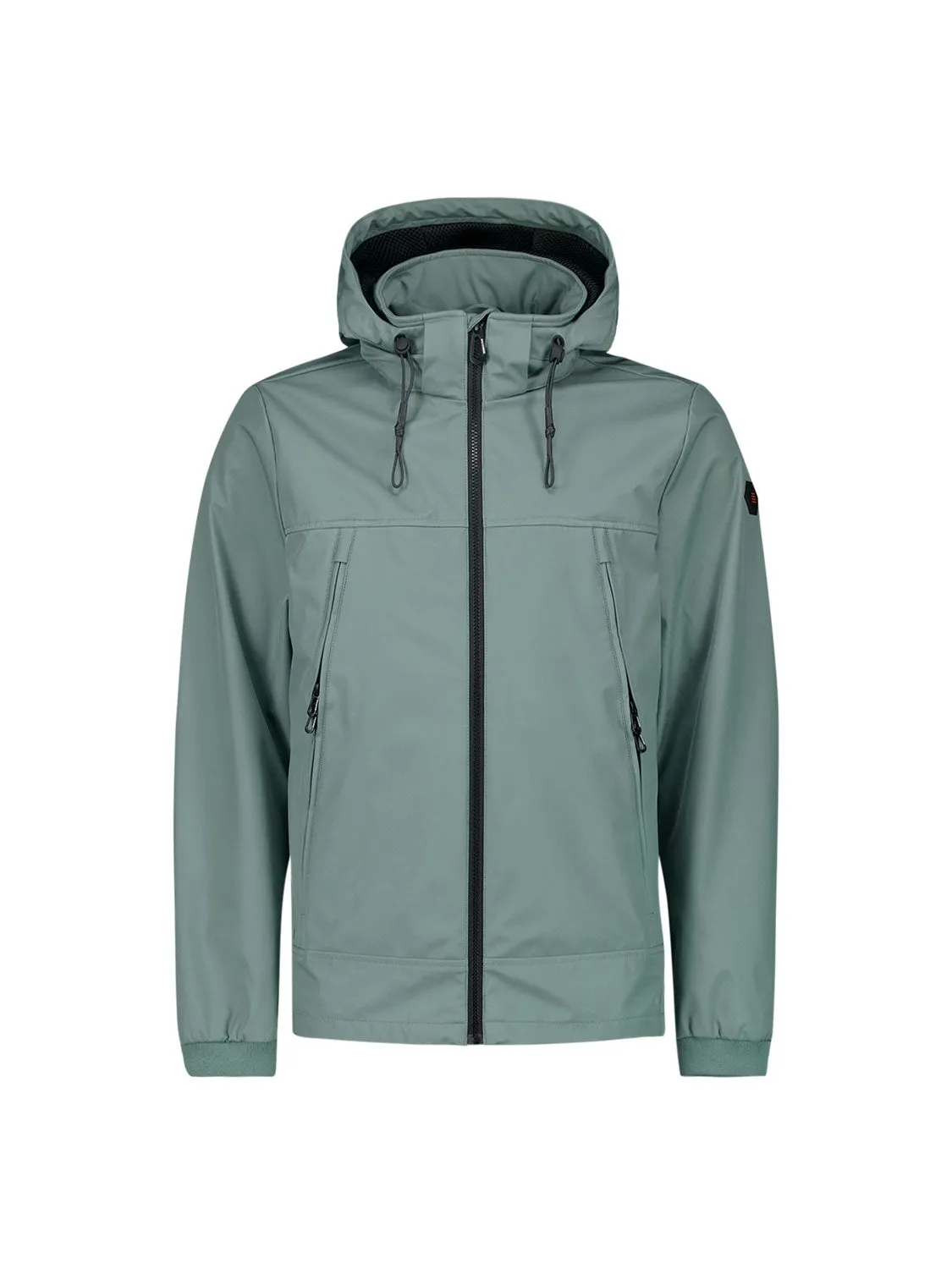 Jacket Mid Long Hooded | Steel